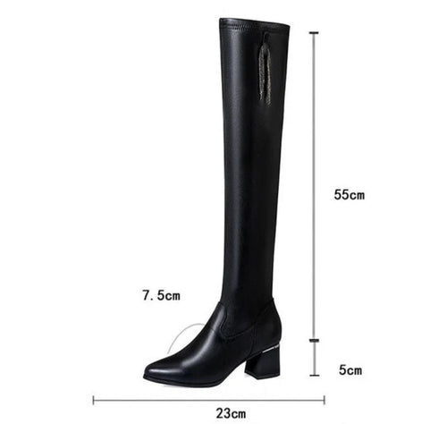 Heidi-Mode | Warme Lederstiefel für Damen