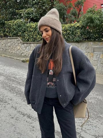 Heidi-Mode | Jacke Lässig Zeitloser Stil Ideal für den Winter