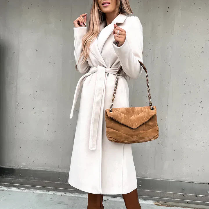 Heidi-Mode | Trenchcoat Aus Wollgemisch Für Damen