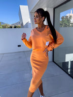 Heidi-Mode | Sweatshirt-Kleid-Set