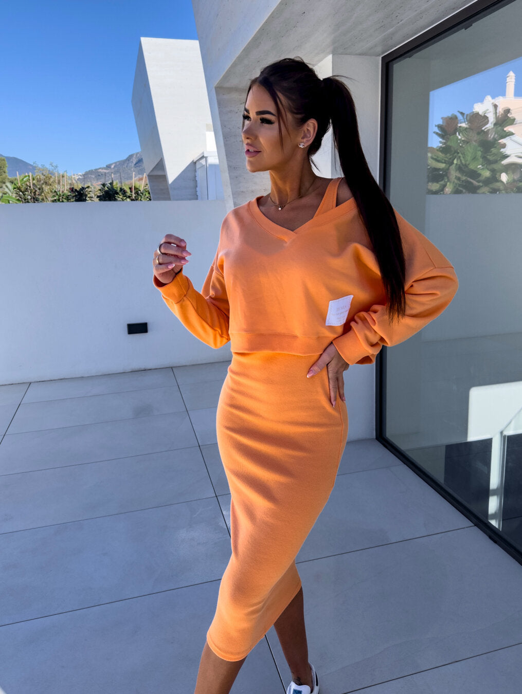 Heidi-Mode | Sweatshirt-Kleid-Set