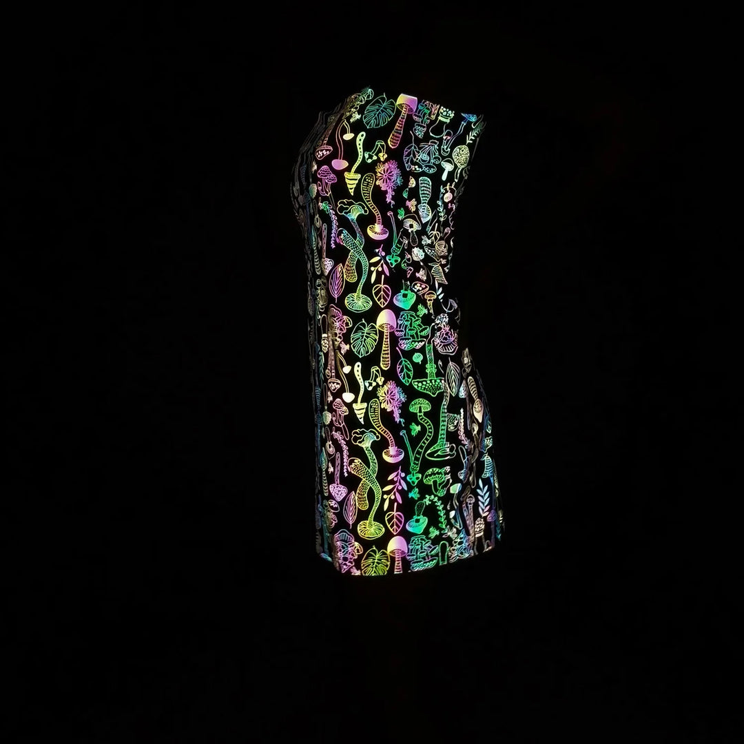 Leuchtendes Partykleid mit Glow-in-the-Dark-Effekt