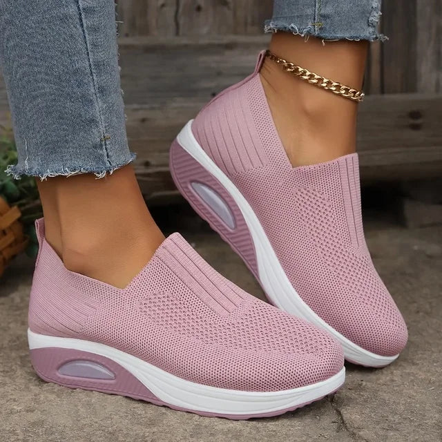 Heidi-Mode | Orthopädische Rutschfeste, Atmungsaktive Luftpolsterschuhe für Damen