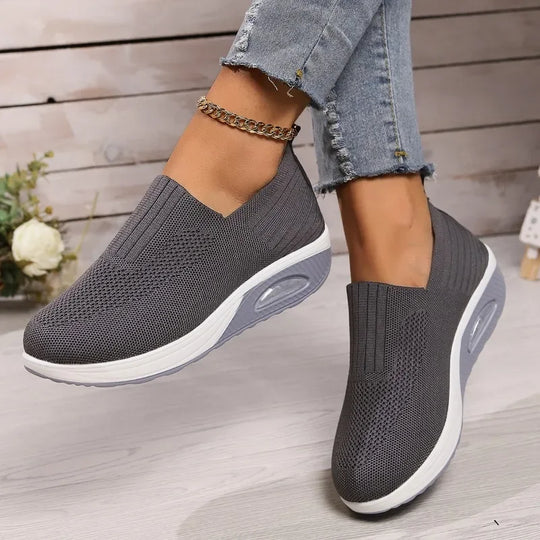 Heidi-Mode | Orthopädische Rutschfeste, Atmungsaktive Luftpolsterschuhe für Damen