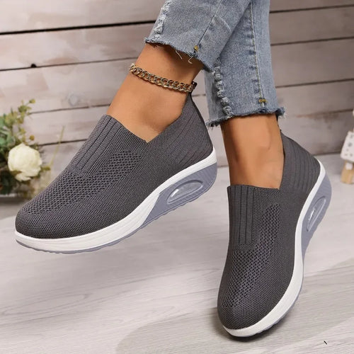 Heidi-Mode | Orthopädische Rutschfeste, Atmungsaktive Luftpolsterschuhe für Damen