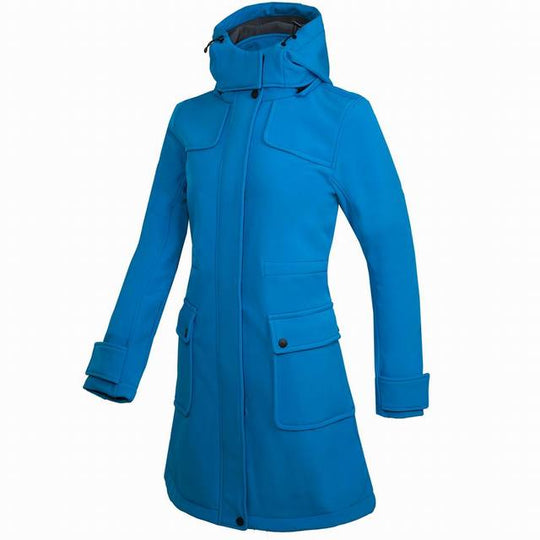 Heidi-Mode | Lange Wasserdichte Outdoor Regenjacke Mit Kapuze Für Damen Perfekt Für Outdoor Aktivitäten
