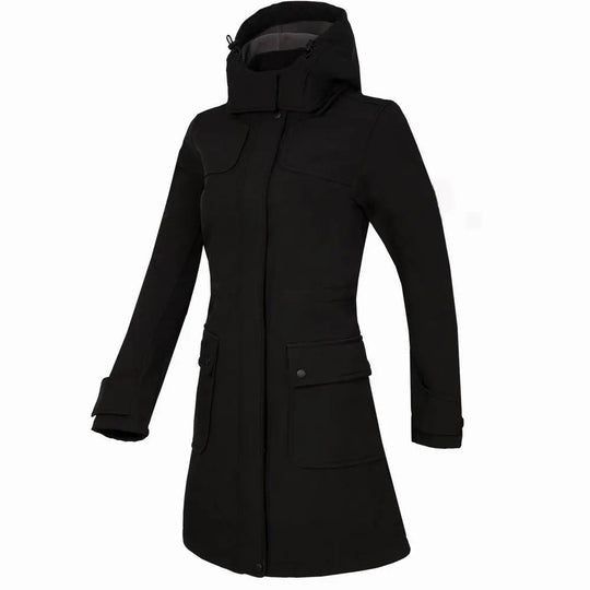 Heidi-Mode | Lange Wasserdichte Outdoor Regenjacke Mit Kapuze Für Damen Perfekt Für Outdoor Aktivitäten