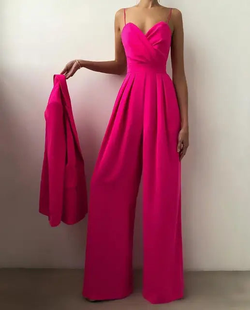 Heidi-Mode | Damen Jumpsuit Formal Herz
