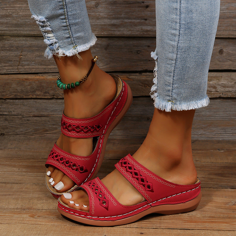 Heidi-Mode | Bequeme Orthopädische Sandalen Ideal für Komfort und Unterstützung