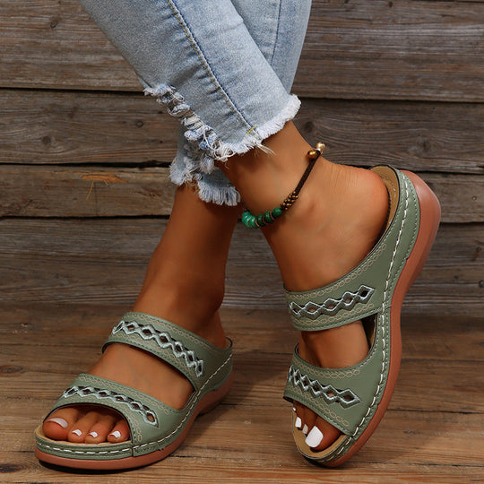 Heidi-Mode | Bequeme Orthopädische Sandalen Ideal für Komfort und Unterstützung
