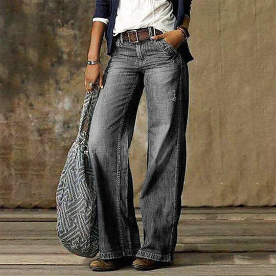 Heidi-Mode | Vielseitige & Moderne Damen Straight Leg Jeans