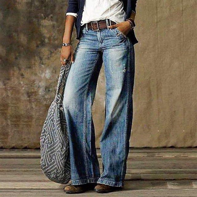 Heidi-Mode | Vielseitige & Moderne Damen Straight Leg Jeans