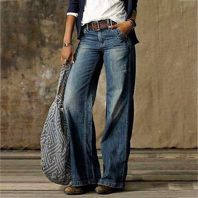 Heidi-Mode | Vielseitige & Moderne Damen Straight Leg Jeans