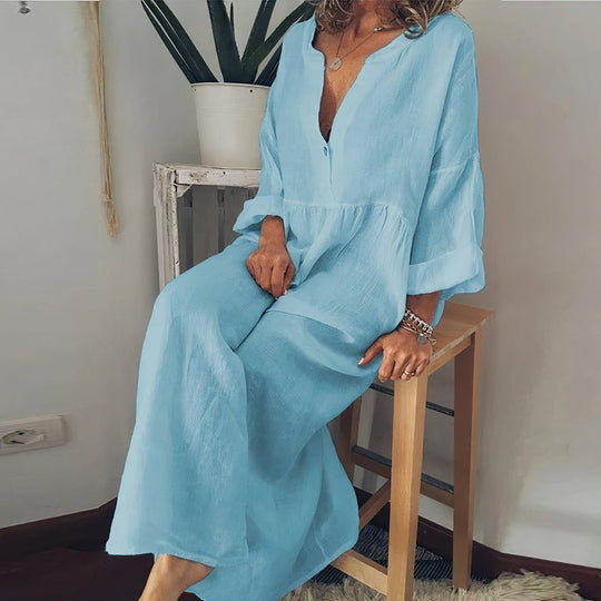 Heidi-Mode | Elegante Blusen Kleid für Damen mit Stilvollem Schnitt