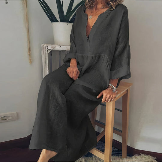 Heidi-Mode | Elegante Blusen Kleid für Damen mit Stilvollem Schnitt