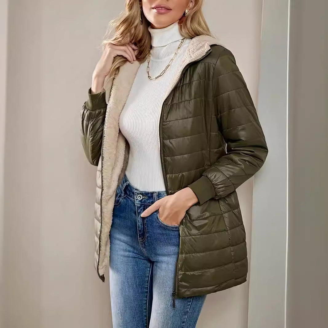 Heidi-Mode | Gestepptes Jacke Lockere Passform