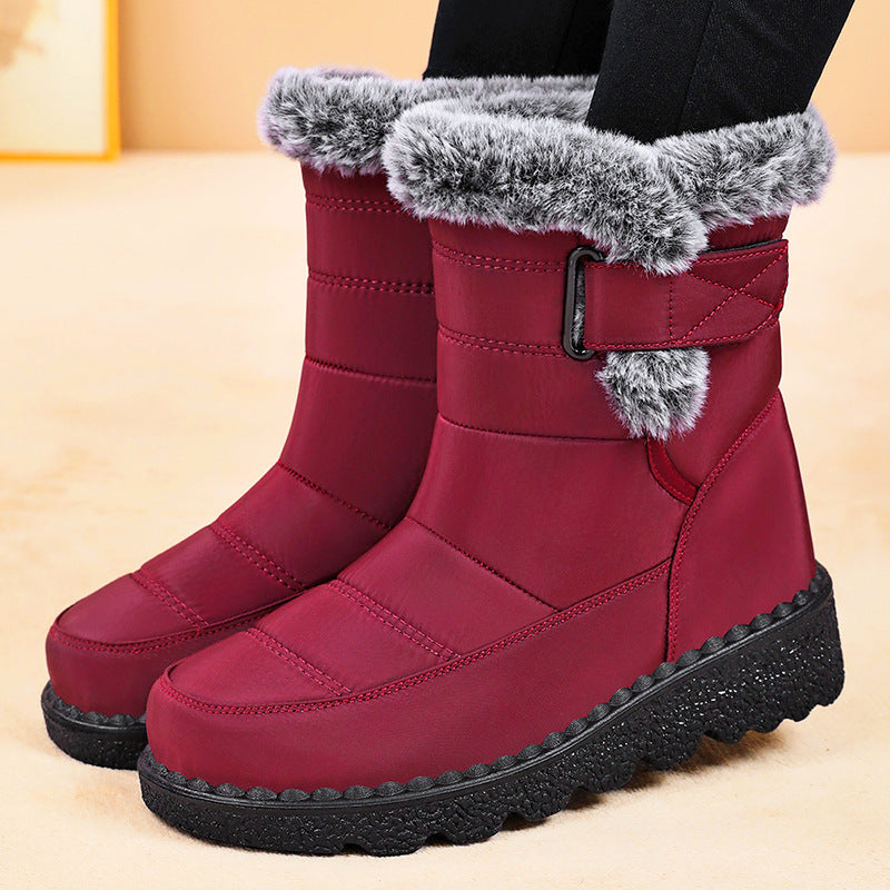 Damen Winterstiefel mit warmem Futter und rutschfester Sohle Heidi-Mode