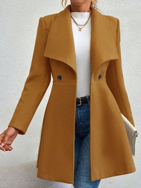 Damen Trendige Finelapel-Manteljacke Heidi-Mode