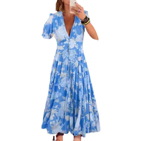 Heidi-Mode | Strandkleid Locker Langes Strandkleid