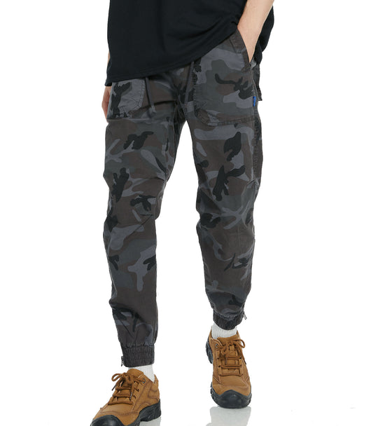 Herren Camo Utility Cargo Hose Heidi-Mode