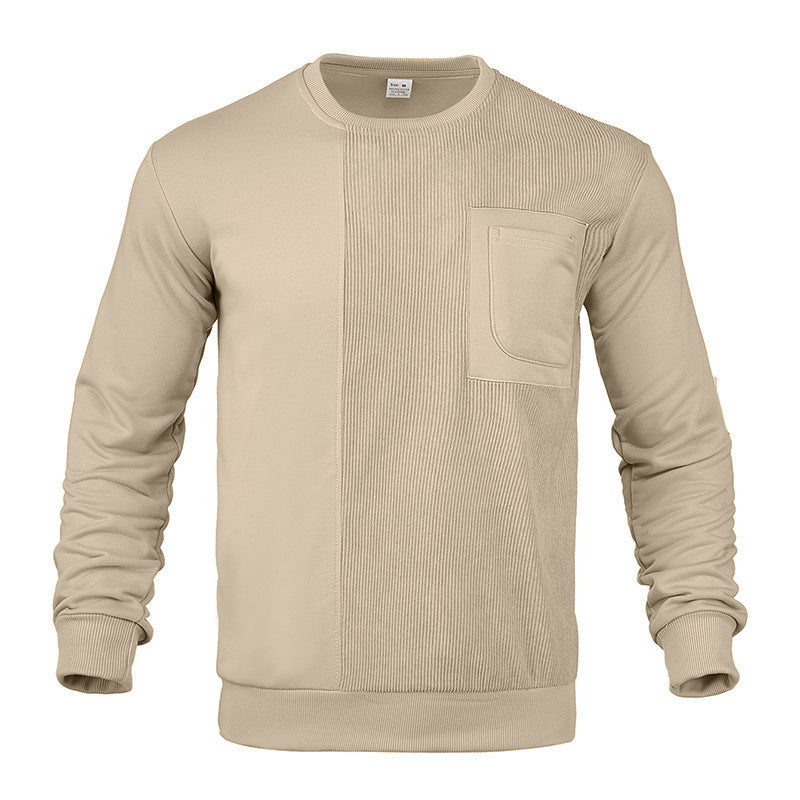 Herren Sweatshirt mit strukturierter Front Heidi-Mode