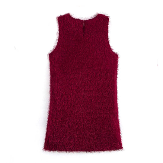 Heidi-Mode | Einfaches Kleid Ärmellos Kurzes Kleid