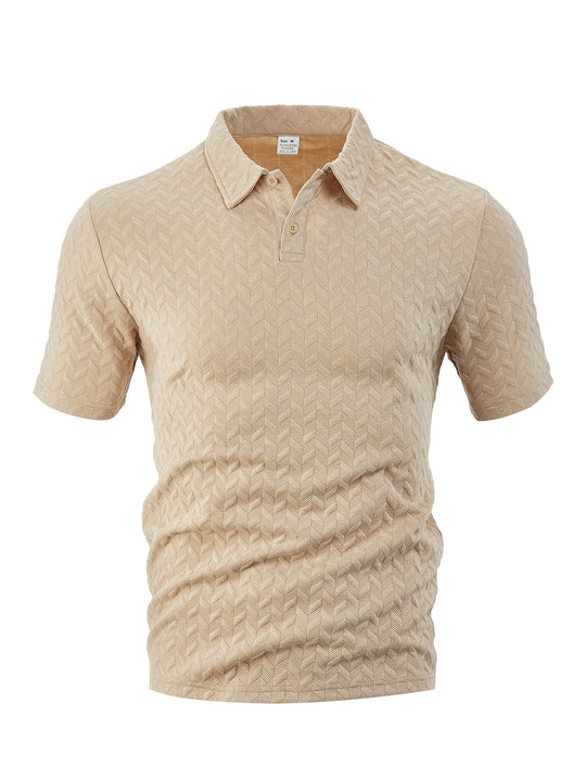 Herren Poloshirt aus atmungsaktiver Baumwolle Heidi-Mode