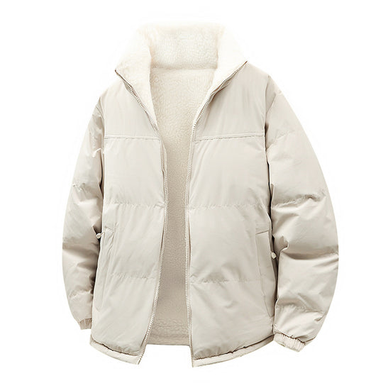 Damen warme Steppjacke mit kuscheligem Innenfutter und praktischen Taschen Heidi-Mode