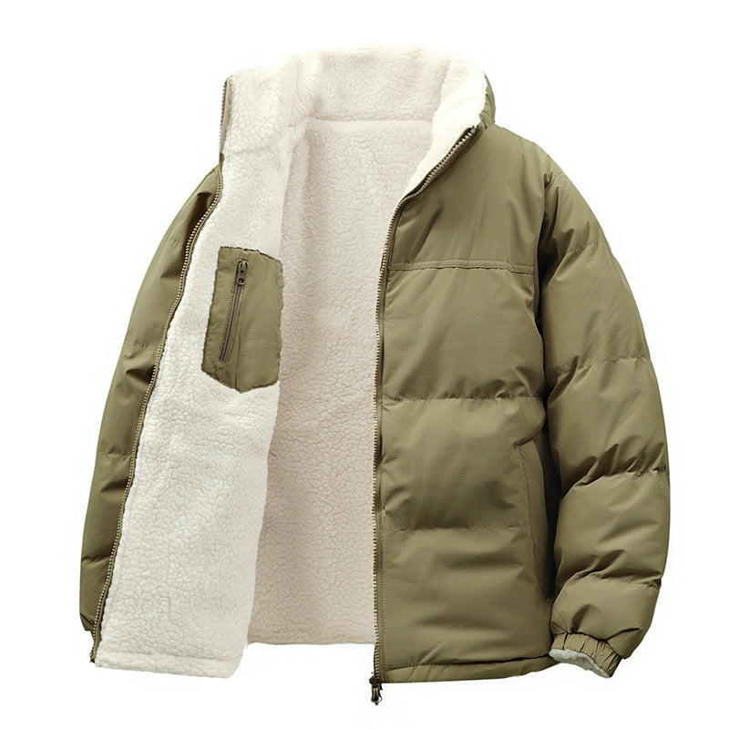 Damen warme Steppjacke mit kuscheligem Innenfutter und praktischen Taschen Heidi-Mode