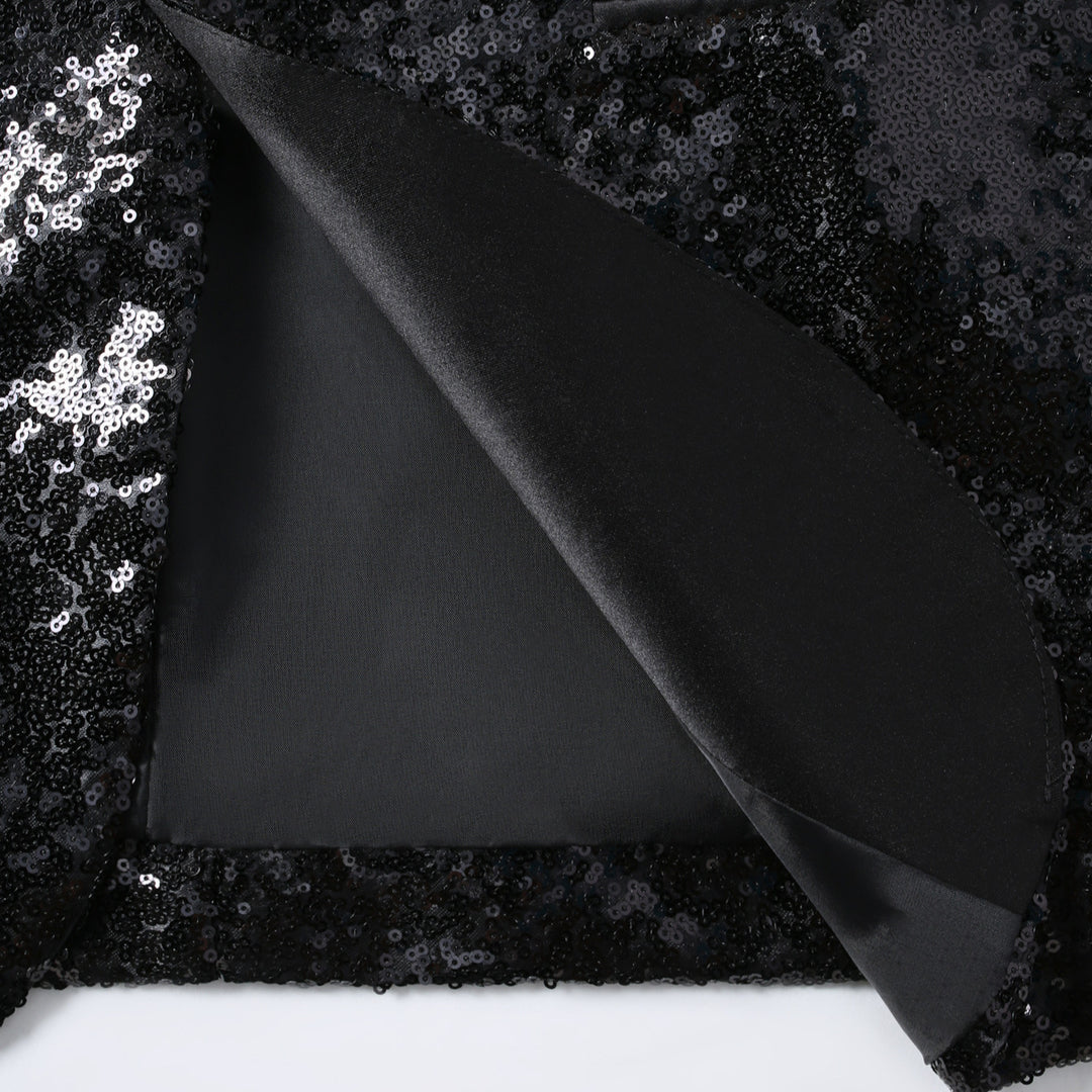 Herren glamouröser Pailletten Blazer Heidi-Mode