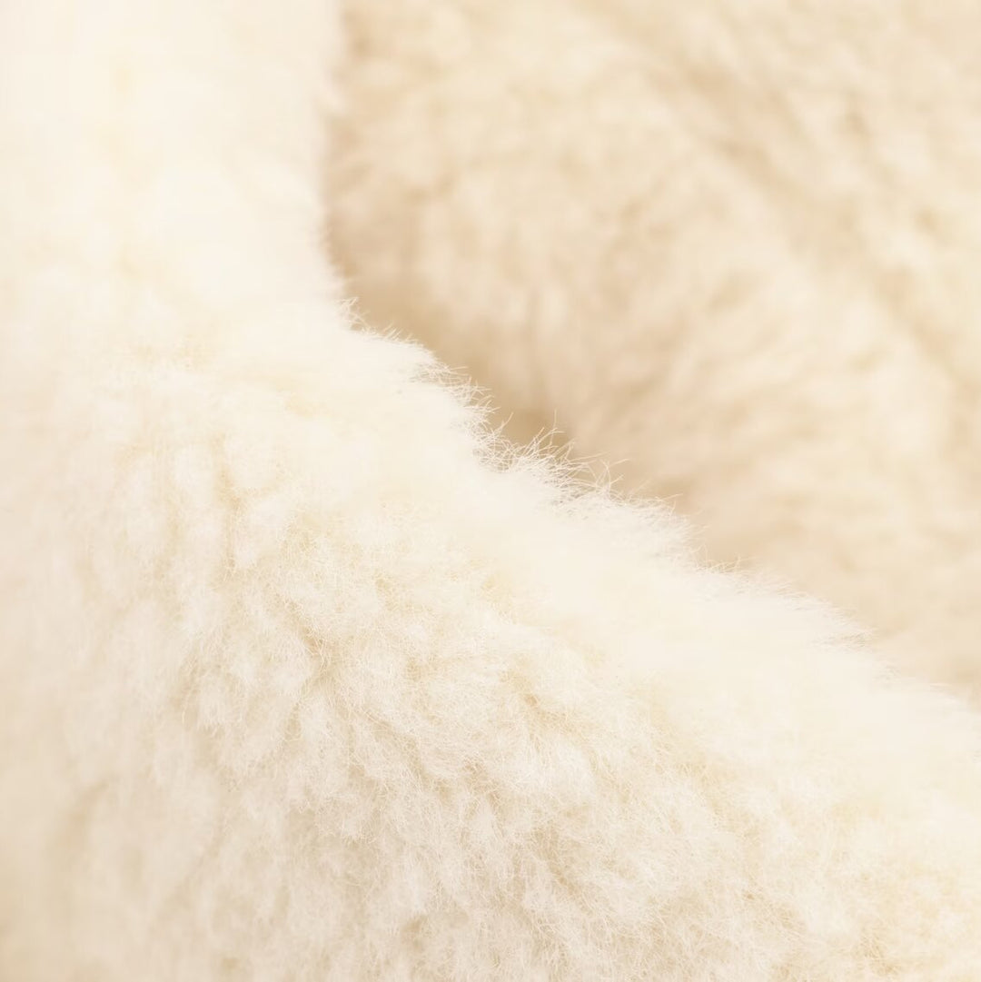 Damen Teddyfelljacke mit Gürtel und weichem Innenfutter Heidi-Mode