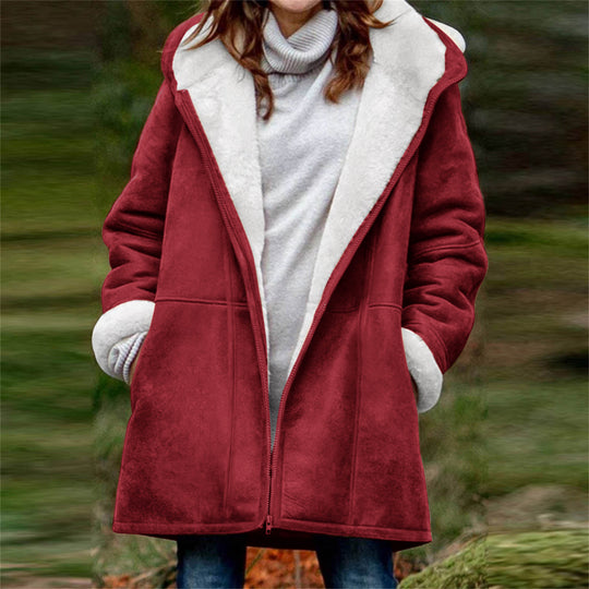 Damen Fleecegefütterte Outdoor-Jacke Heidi-Mode