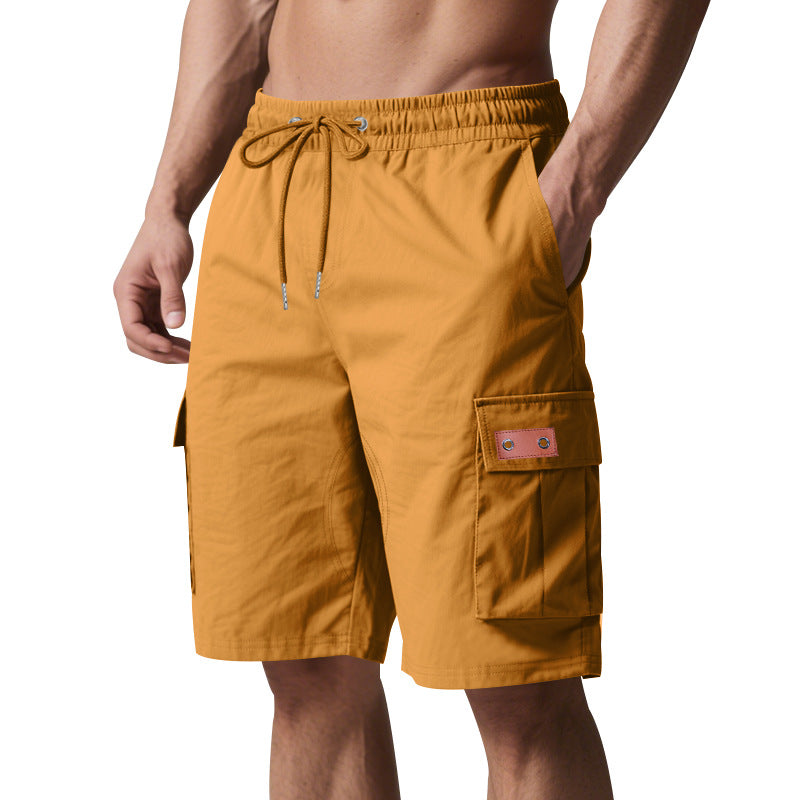 Herren Cargo-Shorts mit elastischem Bund und praktischen Taschen Heidi-Mode