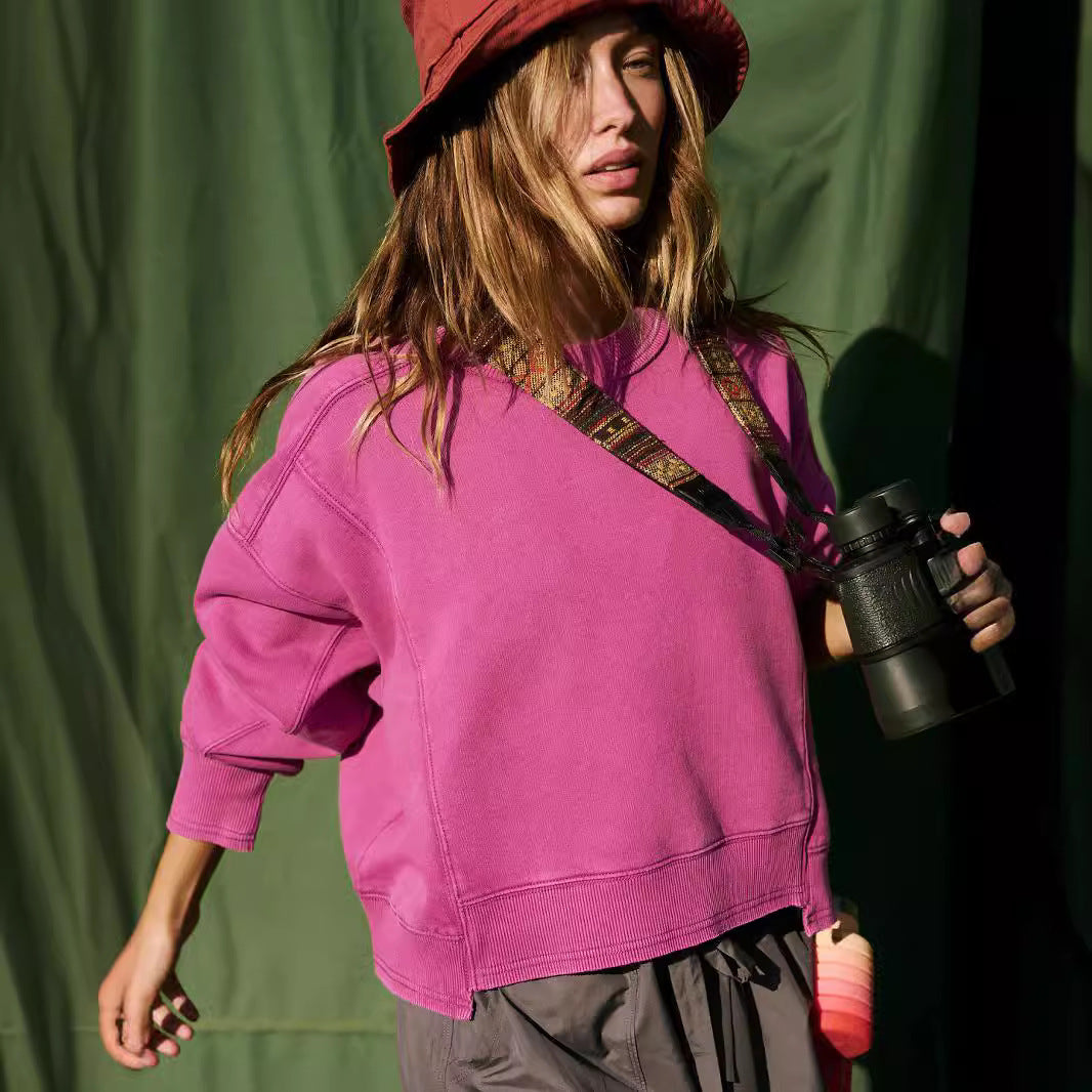 Damen Oversized Sweatshirt Heidi-Mode