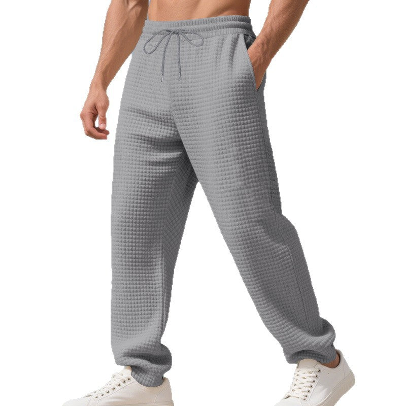 Herren Komfortable Freizeithose aus atmungsaktivem Waffelmaterial Heidi-Mode