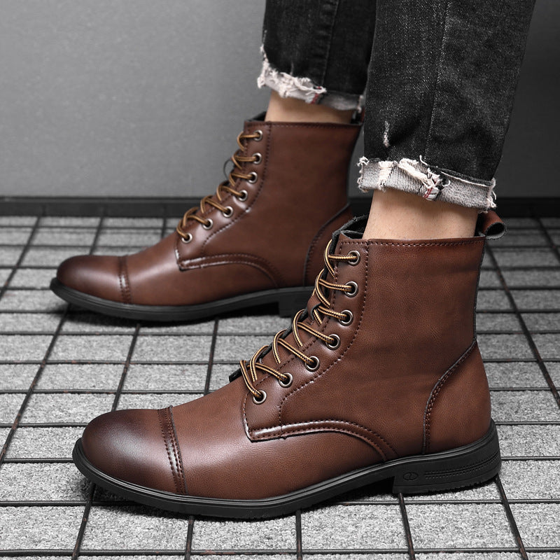 Heidi-Mode | Bequeme Rutschfest Runde Zehe Stiefelette