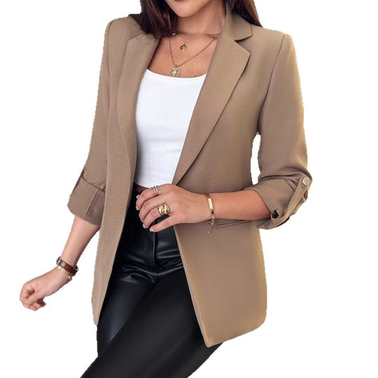Damen Elegante und modische Blazerjacke mit perfekter Passform Heidi-Mode