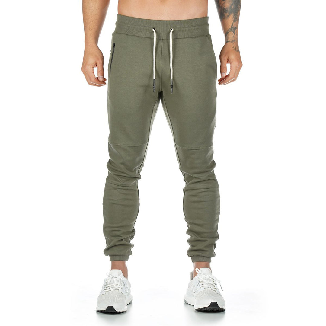 Herren bequeme Jogginghose mit praktischen Reißverschlusstaschen und elastischem Bund Heidi-Mode