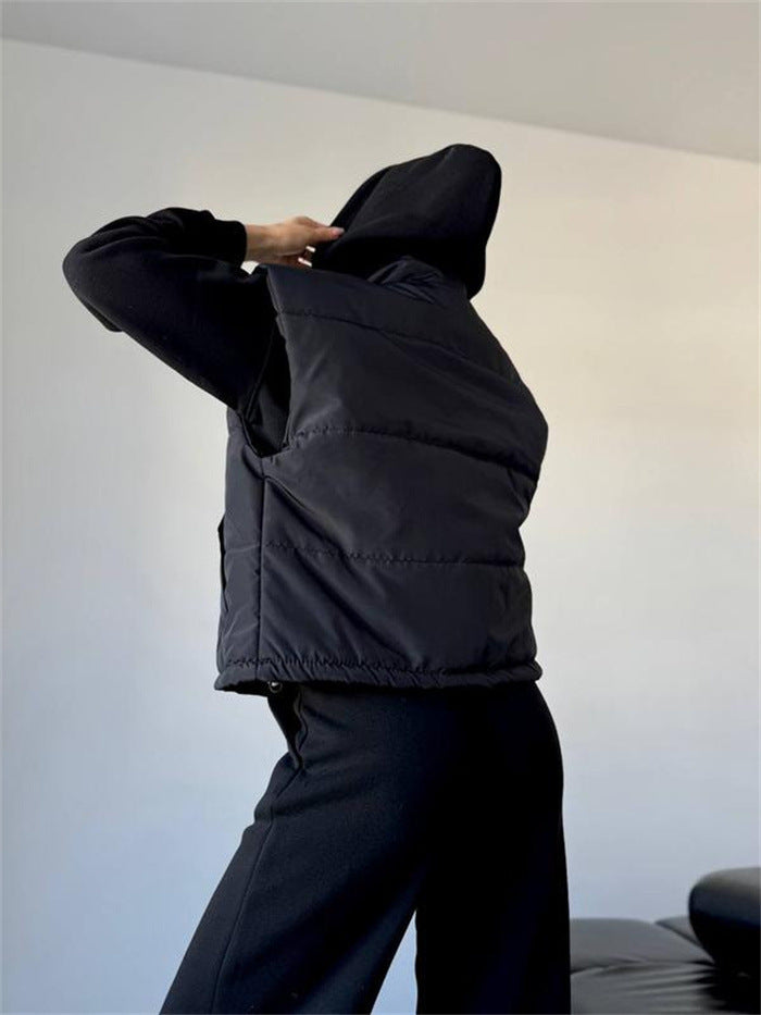 Damen Sportliche Loungewear-Jacke und weite Hose mit elastischem Bund Heidi-Mode
