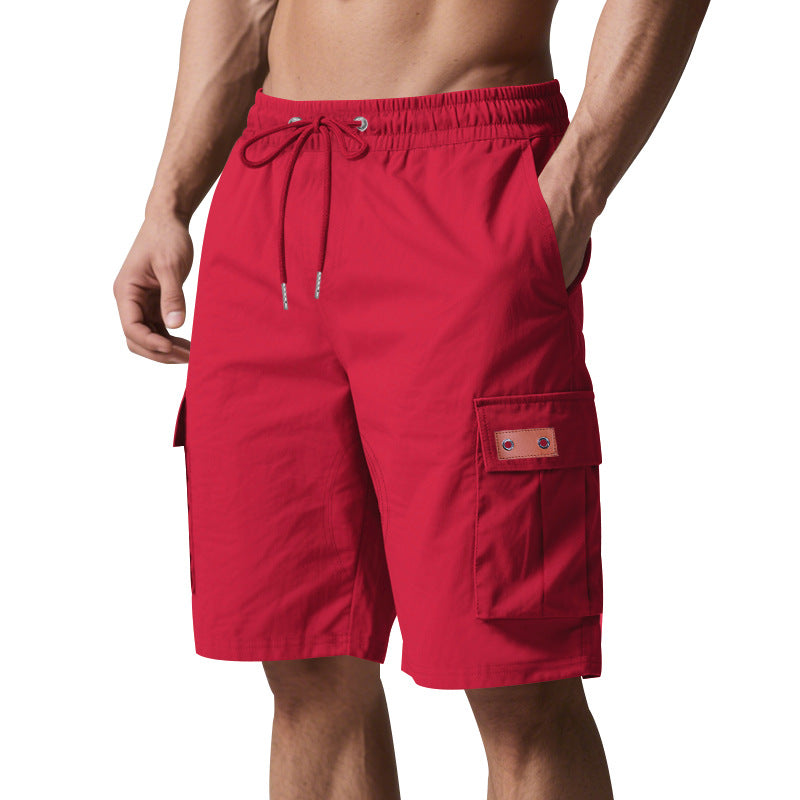Herren Cargo-Shorts mit elastischem Bund und praktischen Taschen Heidi-Mode