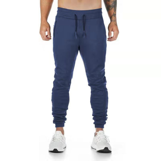 Herren bequeme Jogginghose mit praktischen Reißverschlusstaschen und elastischem Bund Heidi-Mode