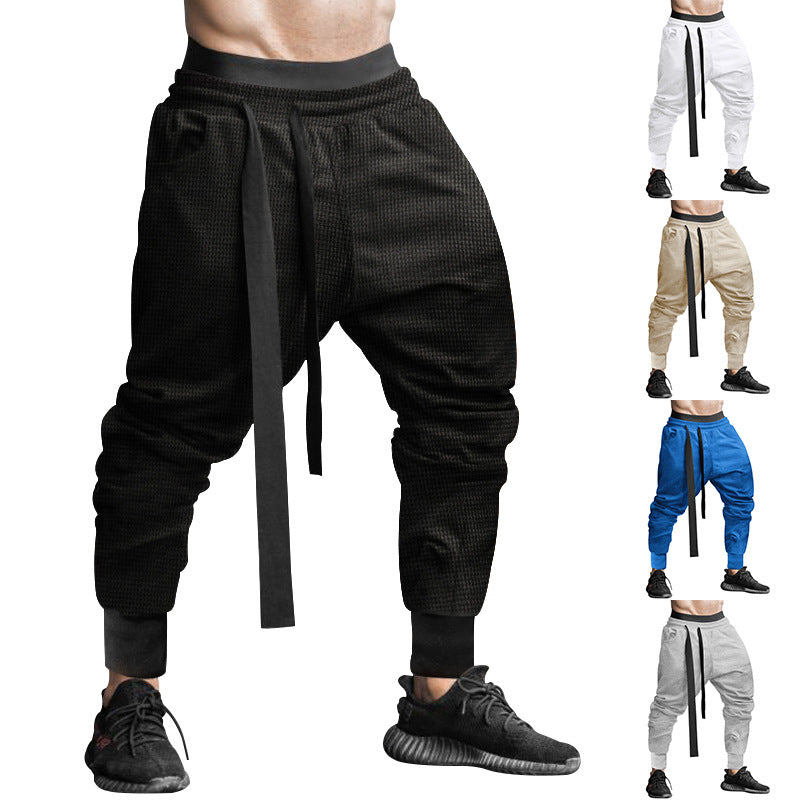 Herren Sportliche Relaxed Fit Jogginghose mit verstellbarem Bund Heidi-Mode