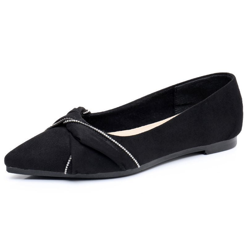 Damen Ballerinas mit dekorativem Knoten-Detail und bequemer Innensohle Heidi-Mode