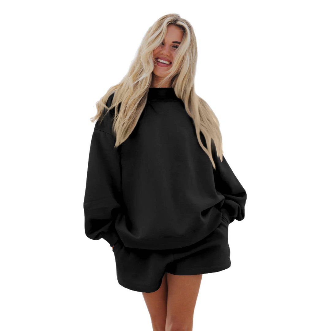 Damen Oversize-Sweatshirt mit Raglanärmeln Heidi-Mode