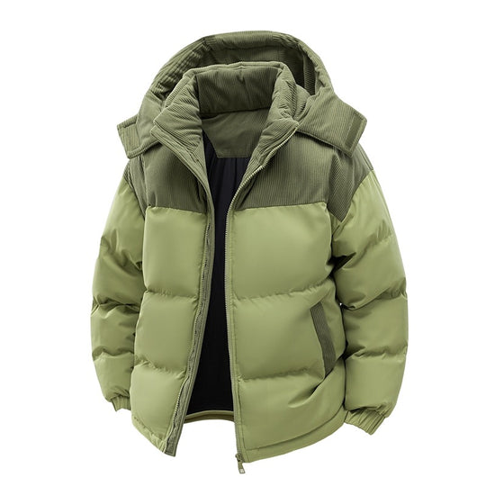 Damen isolierte Pufferjacke mit kuscheligem Innenfutter und verstellbarem Kapuzensystem Heidi-Mode