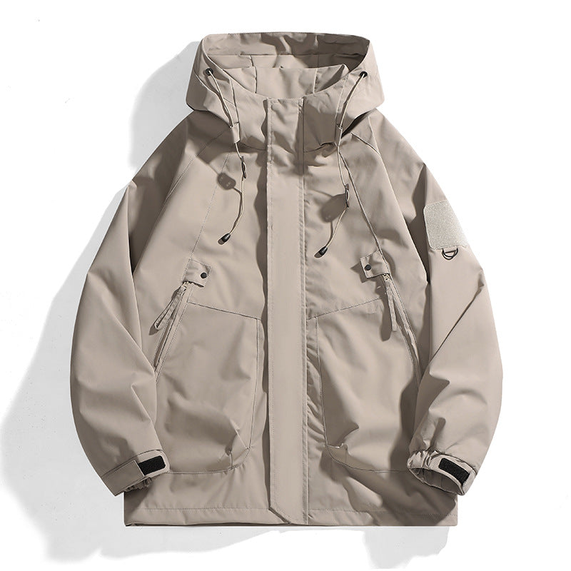 Damen Outdoor-Jacke mit verstellbarer Kapuze und atmungsaktiven Einsätzen Heidi-Mode