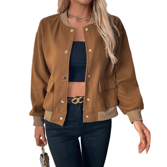 Damen Sportliche Collegejacke Heidi-Mode