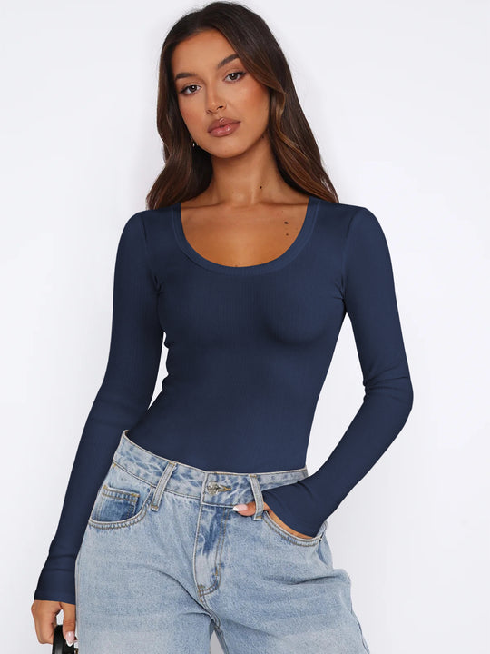 Damen Langarmshirt Heidi-Mode