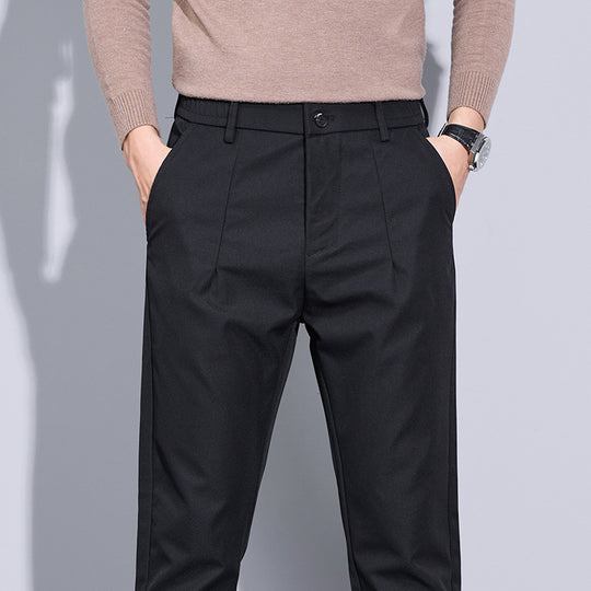 Herren Elegante Anzughose mit Struktur