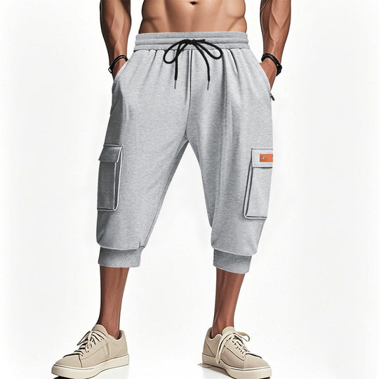 Herren Cargo-Shorts mit elastischem Bund und praktischen Seitentaschen Heidi-Mode